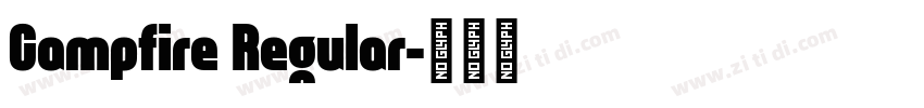 Campfire Regular字体转换